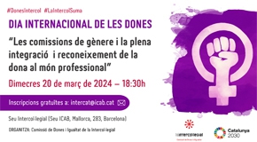 Acte Intercol·legial amb motiu del Dia Internacional de les Dones: "Les comissions de gènere i la plena integració i reconeixement de la dona al món professional"